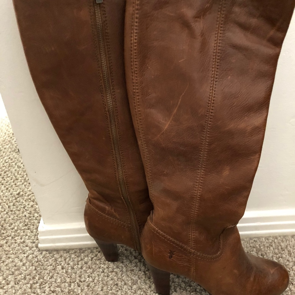 Frye Miranda Brown Leather Boots